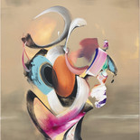 Öl auf Leinwand · 70 x 60 cm